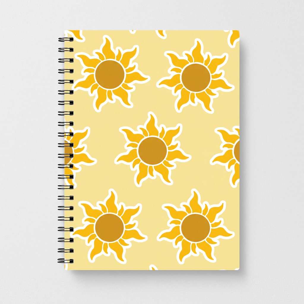 Golden Princess Sun Notebook