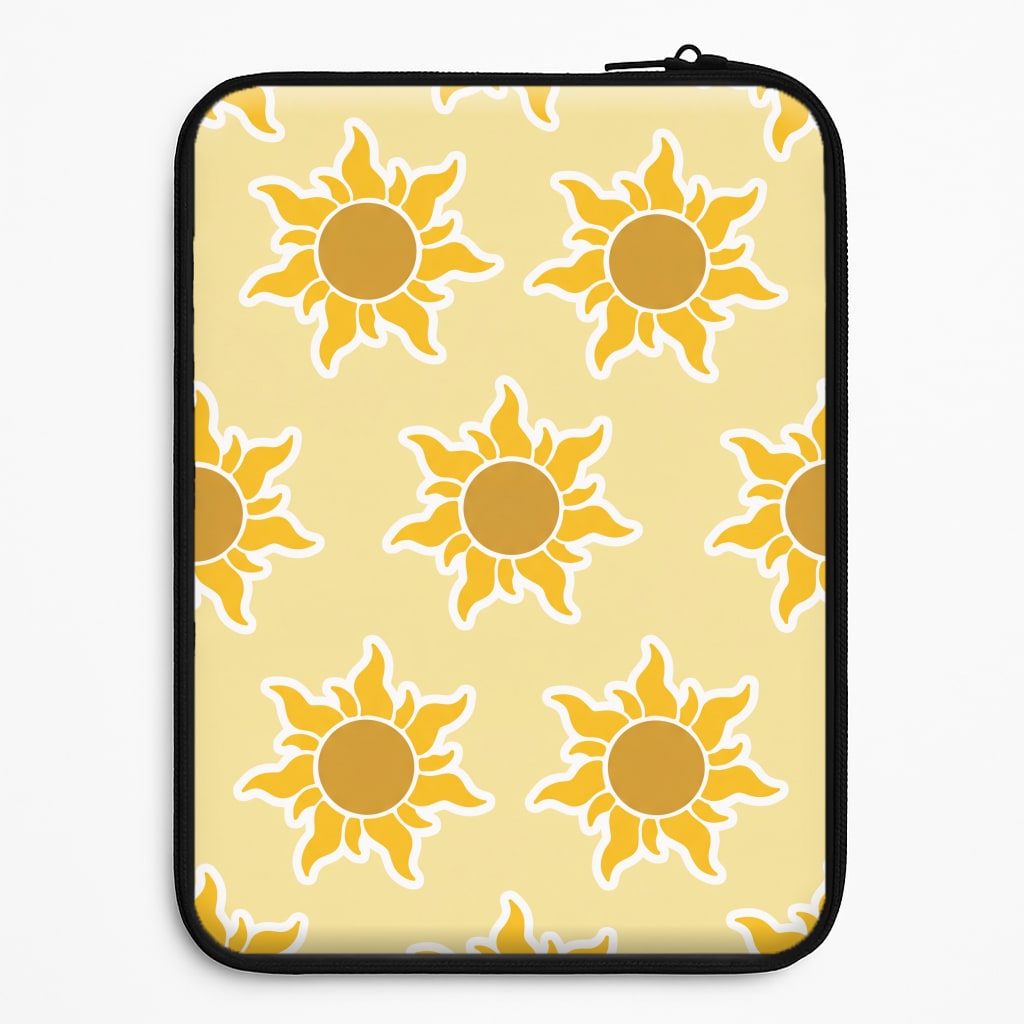 Golden Princess Sun Laptop Sleeve