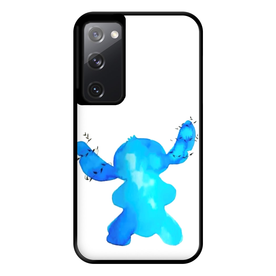 Watercolour Blue Alien Disney Phone Case for Galaxy S20FE