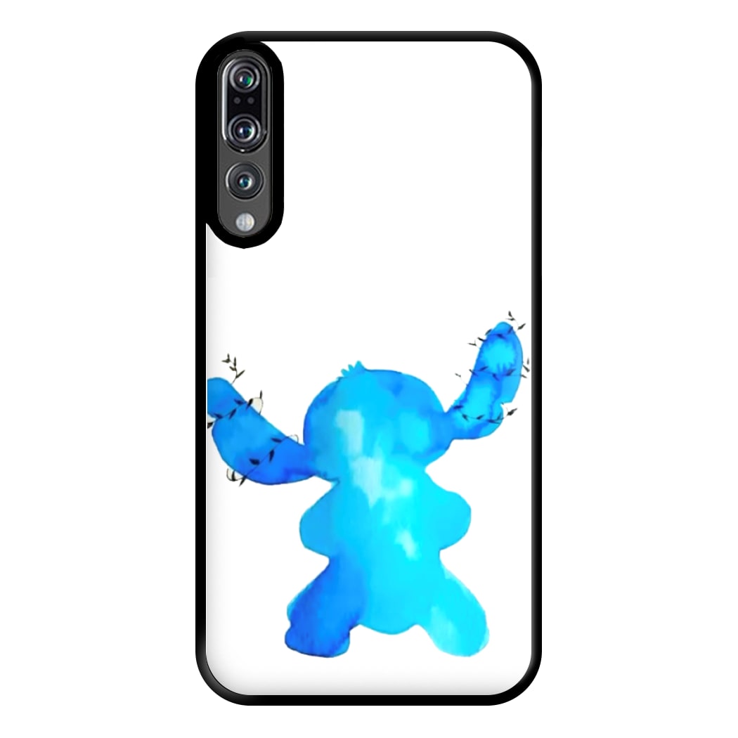 Watercolour Blue Alien Disney Phone Case for Huawei P20 Pro