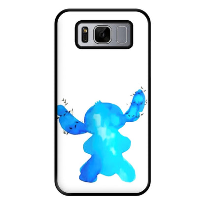 Watercolour Blue Alien Disney Phone Case for Galaxy S8 Plus