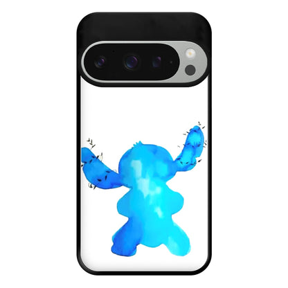 Watercolour Blue Alien Disney Phone Case for Google Pixel 9 Pro XL