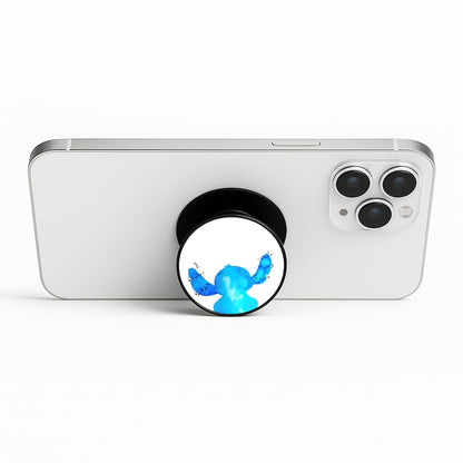 Watercolour Blue Alien Disney Phone Stand