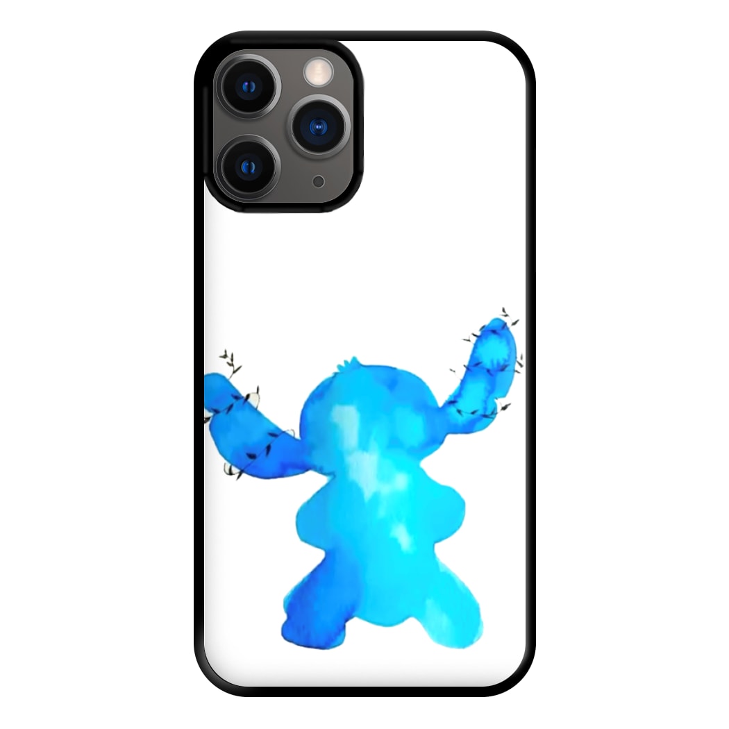 Watercolour Blue Alien Disney Phone Case for iPhone 12 Pro Max