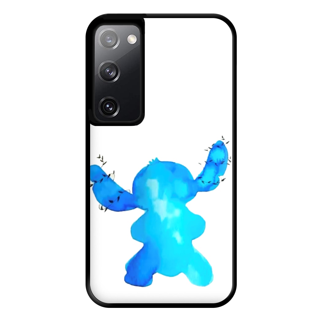 Watercolour Blue Alien Disney Phone Case for Galaxy S20