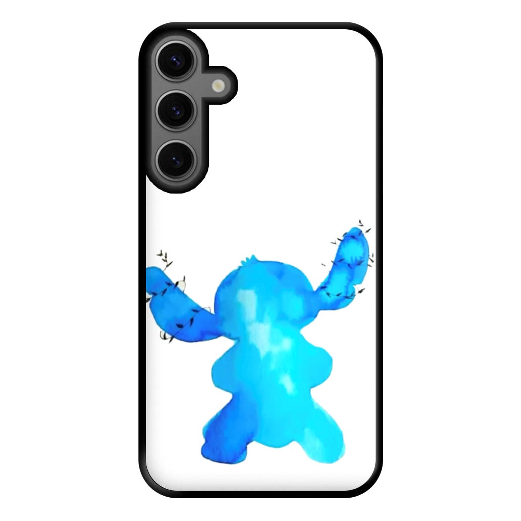 Watercolour Blue Alien Disney Phone Case for Galaxy S23FE