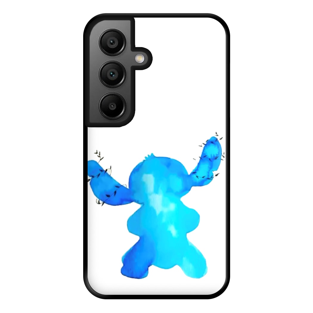 Watercolour Blue Alien Disney Phone Case for Google Pixel 8