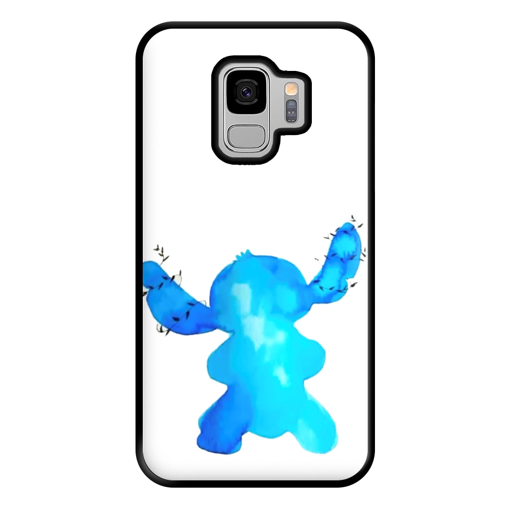 Watercolour Blue Alien Disney Phone Case for Galaxy S9 Plus