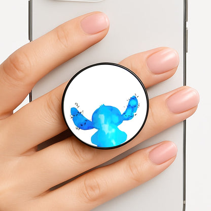 Watercolour Blue Alien Disney Phone Grip