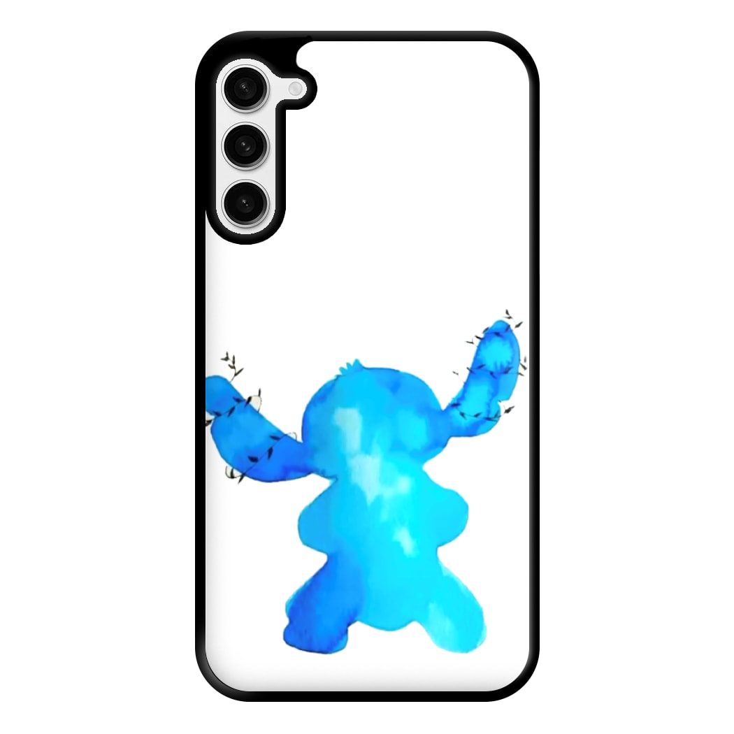 Watercolour Blue Alien Disney Phone Case for Galaxy S23 Plus