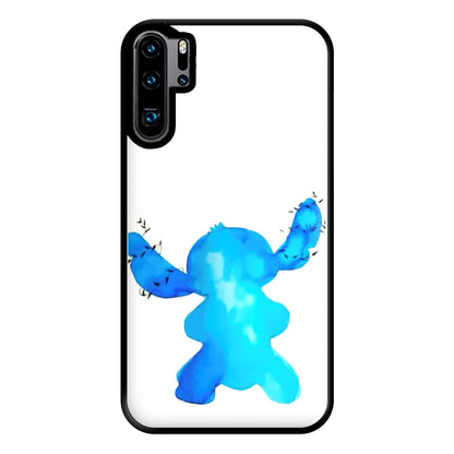 Watercolour Blue Alien Disney Phone Case for Huawei P30 Pro