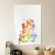 Watercolour Beauty Fairytale Poster 1