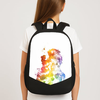 Watercolour Beauty Fairytale Large School Bag