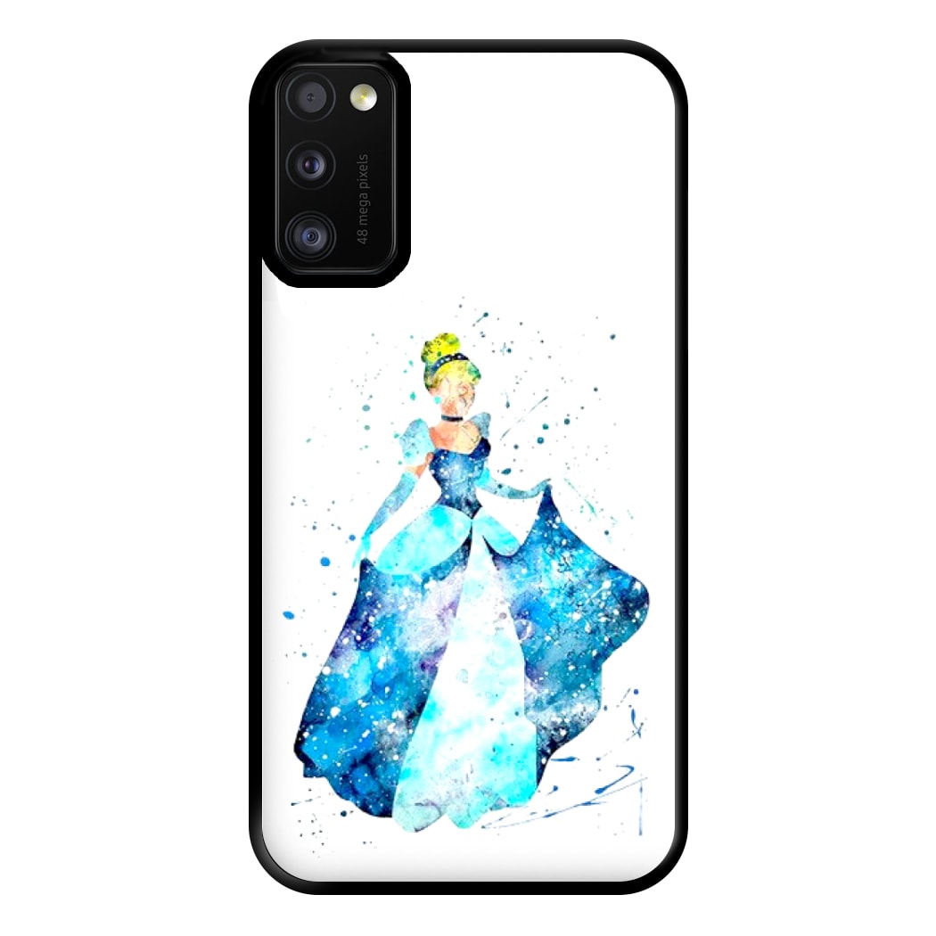 Watercolour Cinderella Fairytale Phone Case for Galaxy A41