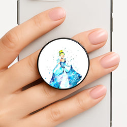 Watercolour Cinderella Fairytale Phone Grip