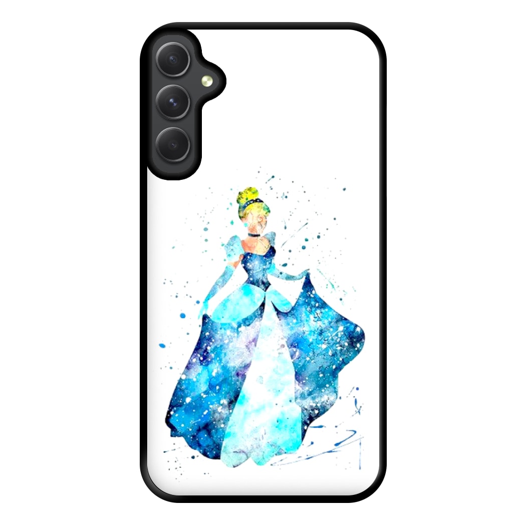 Watercolour Cinderella Fairytale Phone Case for Galaxy A14