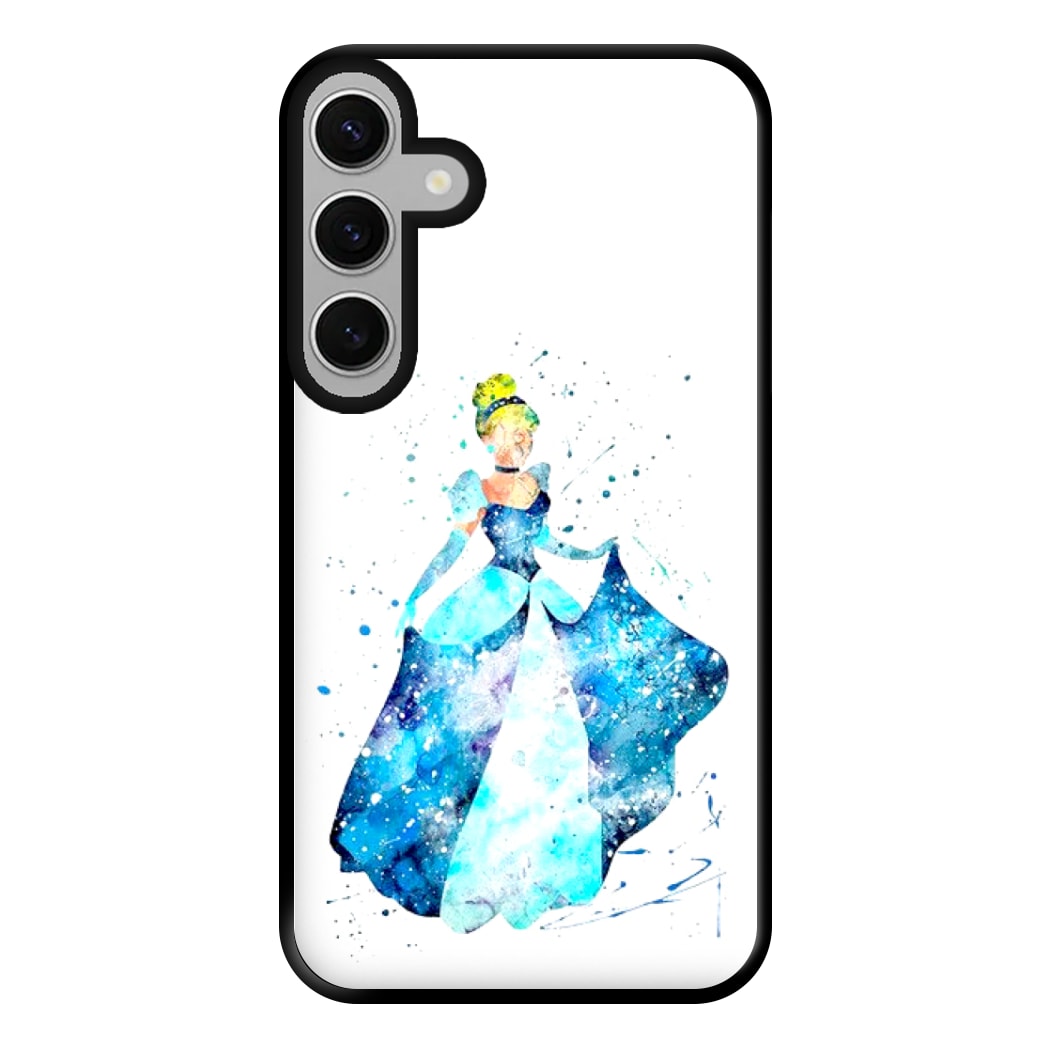 Watercolour Cinderella Fairytale Phone Case for Galaxy S24FE