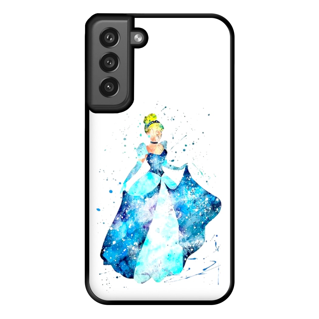 Watercolour Cinderella Fairytale Phone Case for Galaxy S21FE