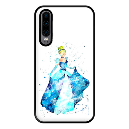 Watercolour Cinderella Fairytale Phone Case for Huawei P30