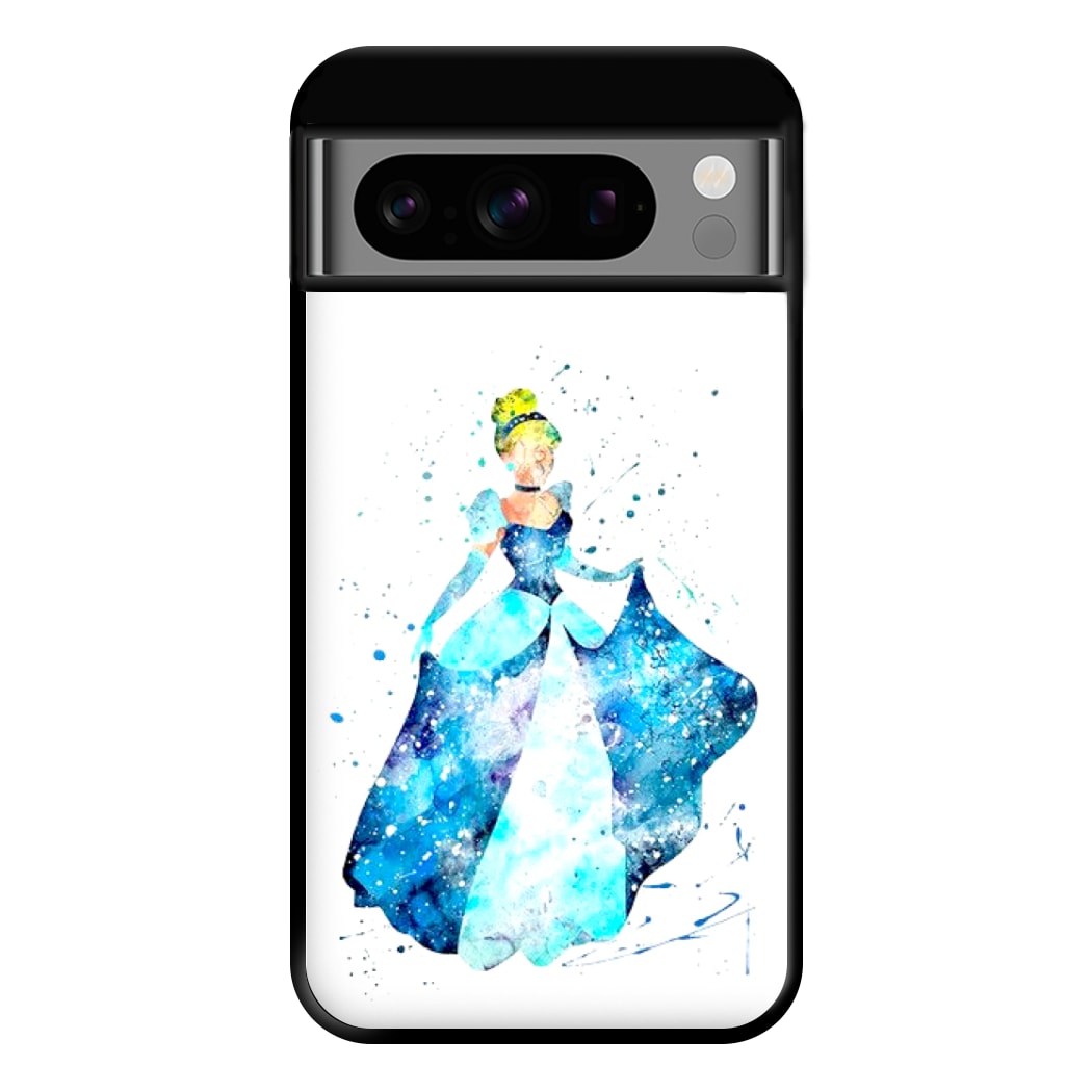 Watercolour Cinderella Fairytale Phone Case for Google Pixel 8 Pro