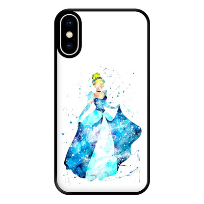 Watercolour Cinderella Fairytale Phone Case for iPhone XS Max