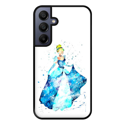 Watercolour Cinderella Fairytale Phone Case for Galaxy A15