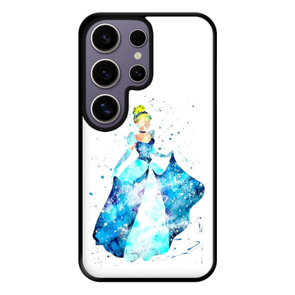 Watercolour Cinderella Fairytale Phone Case for Galaxy S25 Ultra