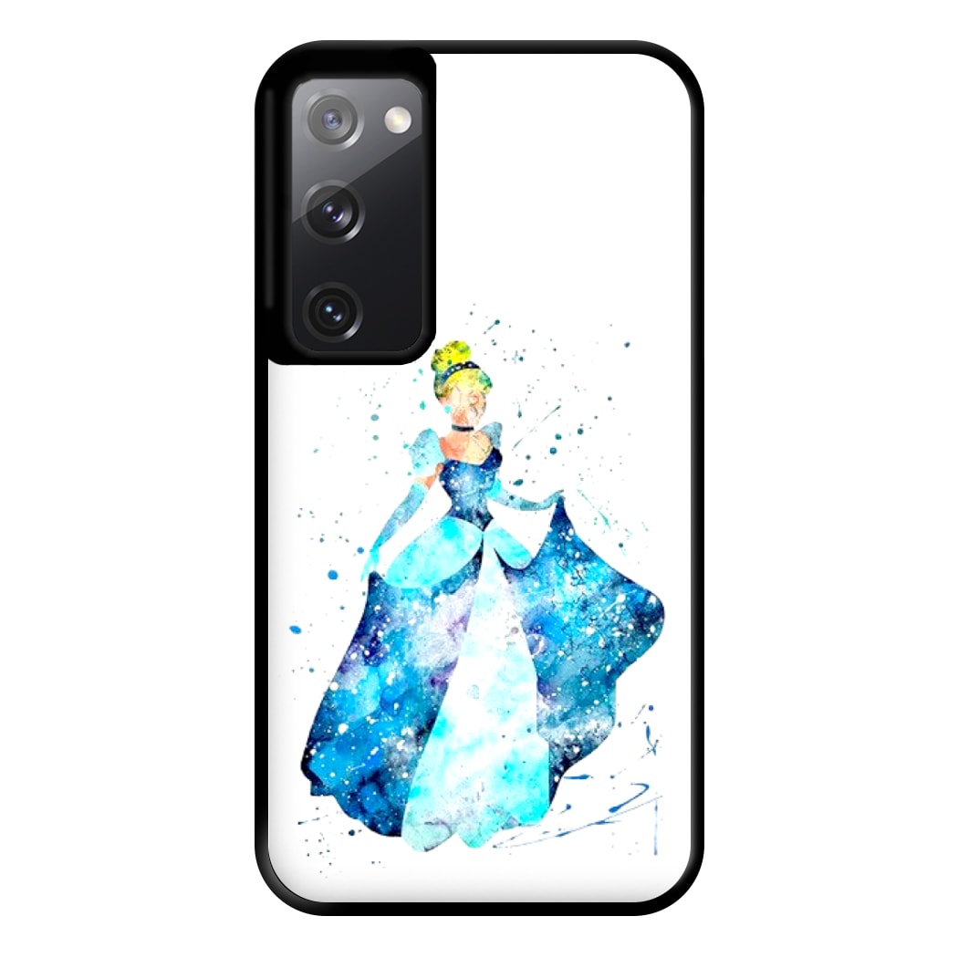 Watercolour Cinderella Fairytale Phone Case for Galaxy S20FE