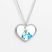 Watercolour Cinderella Fairytale Necklace 3