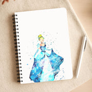 Watercolour Cinderella Fairytale Notebook 3