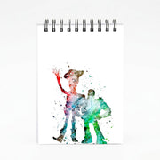 Watercolour Woody & Buzz A Story of Toys Fairytale Notebook 4