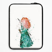 Watercolour Princess Merida Brave Fairytale Laptop Sleeve 1