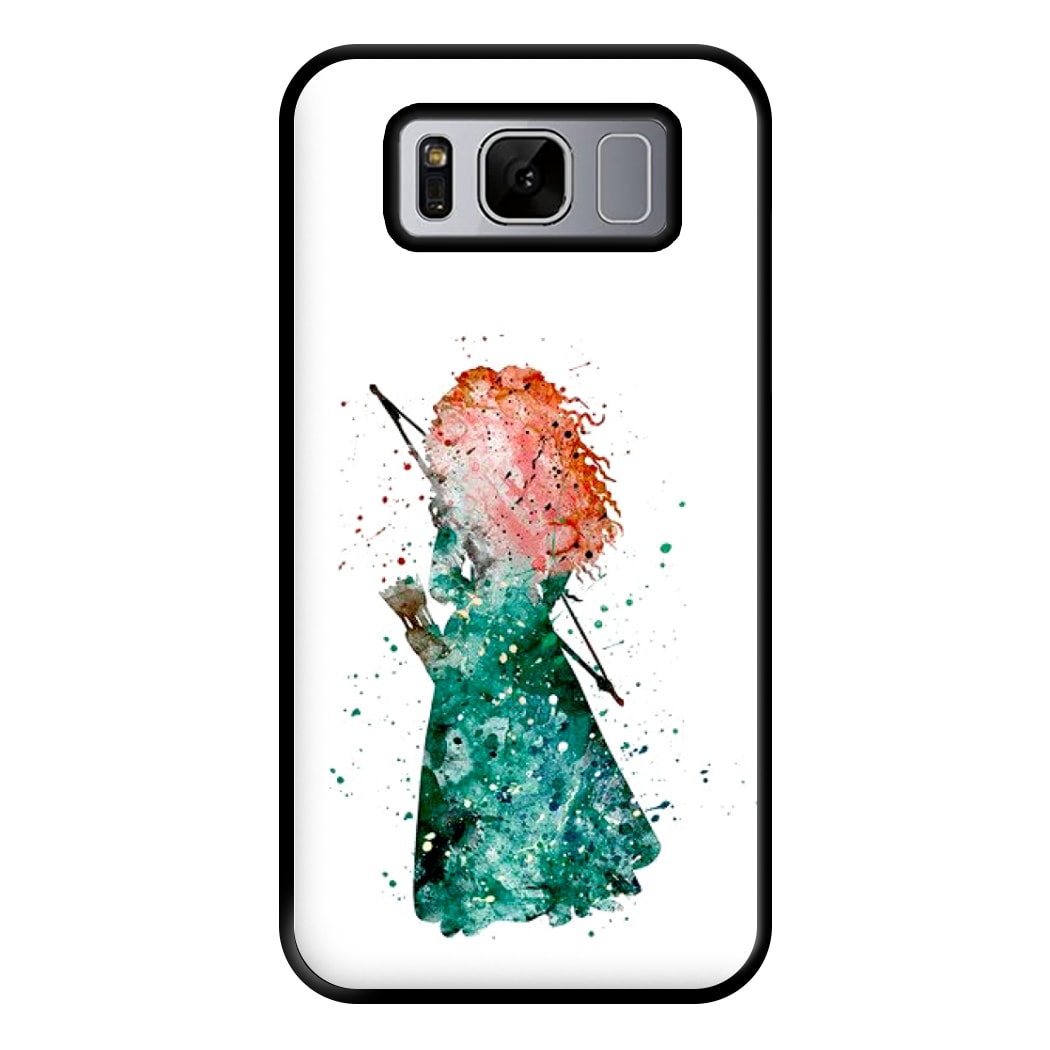 Watercolour Princess Merida Brave Fairytale Phone Case for Galaxy S8 Plus