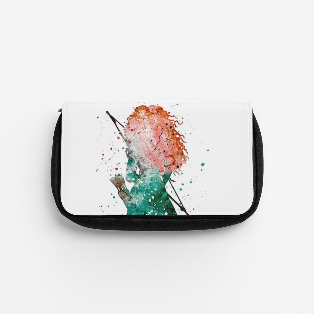 Watercolour Princess Merida Brave Fairytale Pencil Case