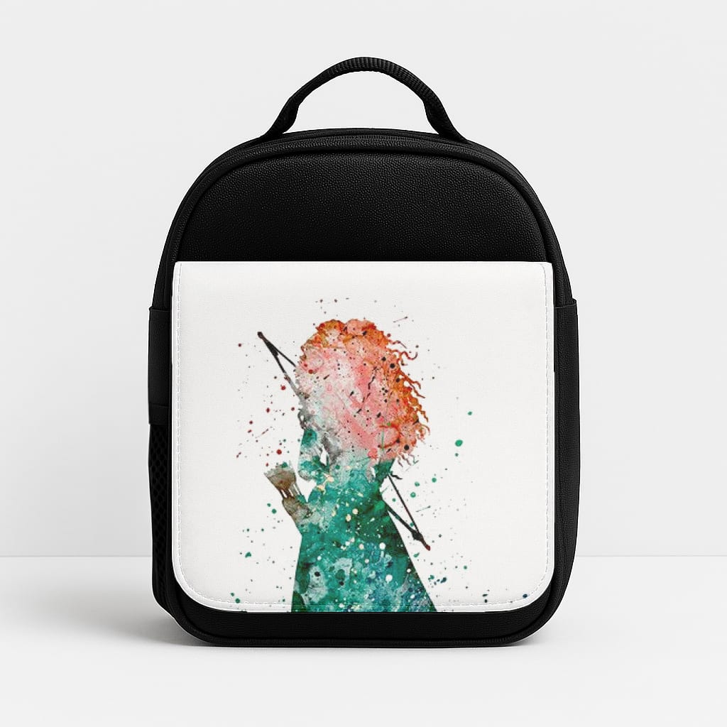 Watercolour Princess Merida Brave Fairytale Insulated Lunchbox