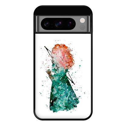 Watercolour Princess Merida Brave Fairytale Phone Case for Google Pixel 8 Pro