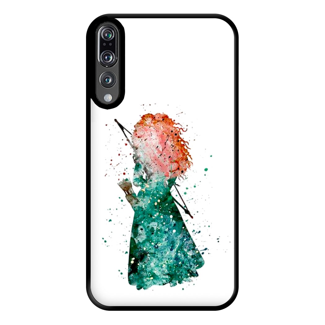 Watercolour Princess Merida Brave Fairytale Phone Case for Huawei P20 Pro