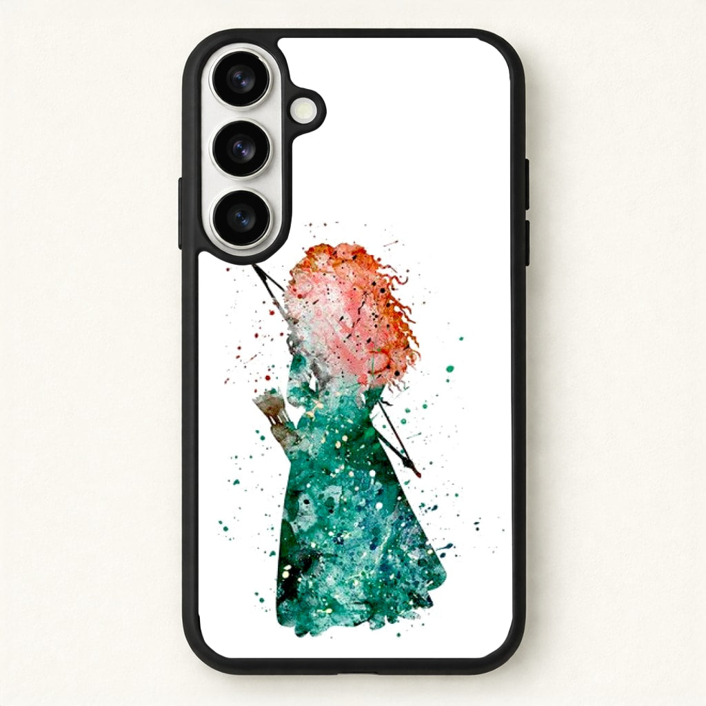 Watercolour Princess Merida Brave Fairytale Phone Case for Galaxy S26