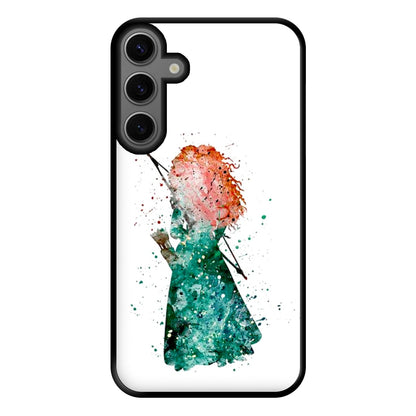 Watercolour Princess Merida Brave Fairytale Phone Case for Galaxy S23FE