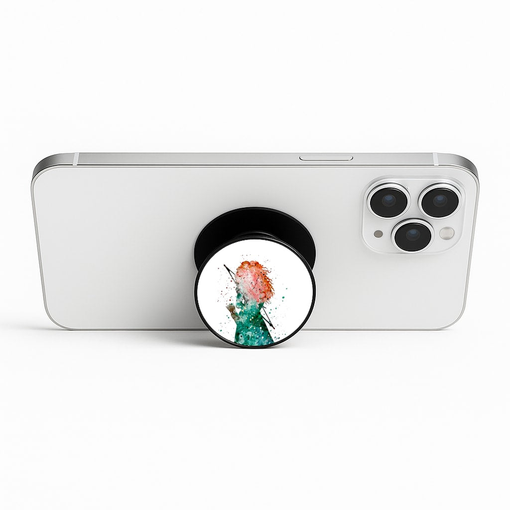 Watercolour Princess Merida Brave Fairytale Phone Stand