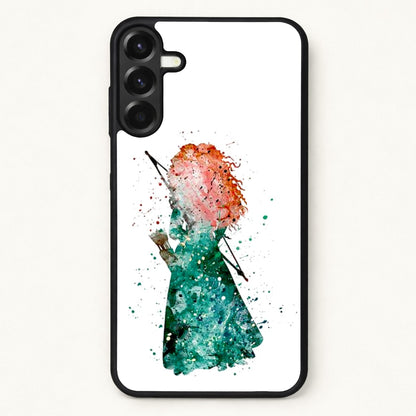 Watercolour Princess Merida Brave Fairytale Phone Case for Galaxy A17