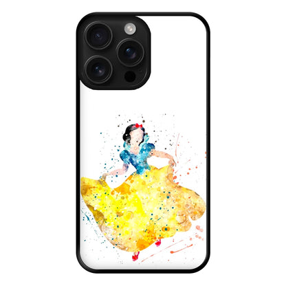 Watercolour Snow White Fairytale Phone Case for iPhone 16 Pro Max