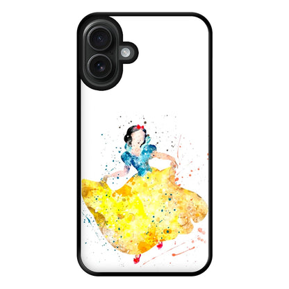 Watercolour Snow White Fairytale Phone Case for iPhone 16 Plus