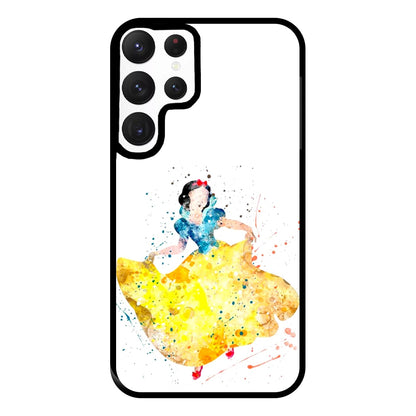 Watercolour Snow White Fairytale Phone Case for Galaxy S22 Ultra