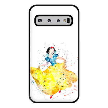 Watercolour Snow White Fairytale Phone Case for Galaxy S10 Plus