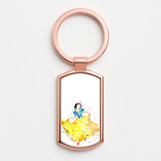 Watercolour Snow White Fairytale Luxury Keyring 4