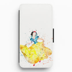 Watercolour Snow White Fairytale Flip / Wallet Phone Case