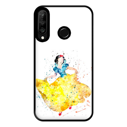 Watercolour Snow White Fairytale Phone Case for Huawei P30 Lite