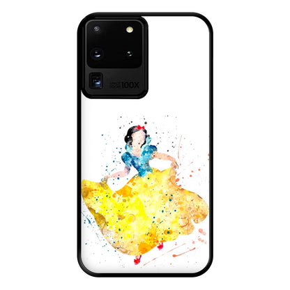 Watercolour Snow White Fairytale Phone Case for Galaxy S20 Ultra