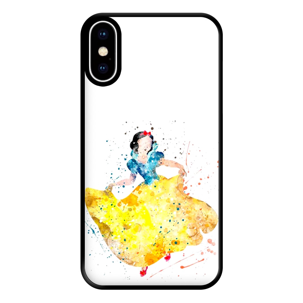 Watercolour Snow White Fairytale Phone Case for iPhone XS Max